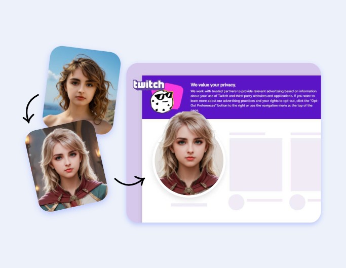 Ai profile picture generator for game channel