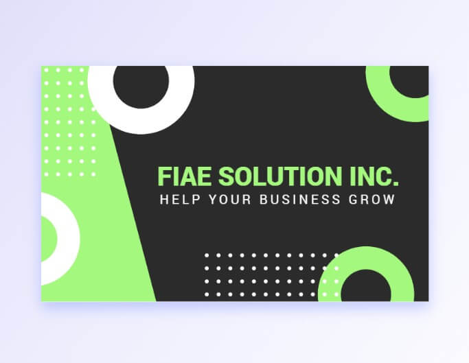 An ai business card for company and team use
