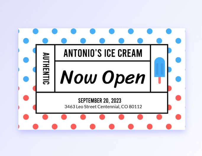 An ai business card for events and expos