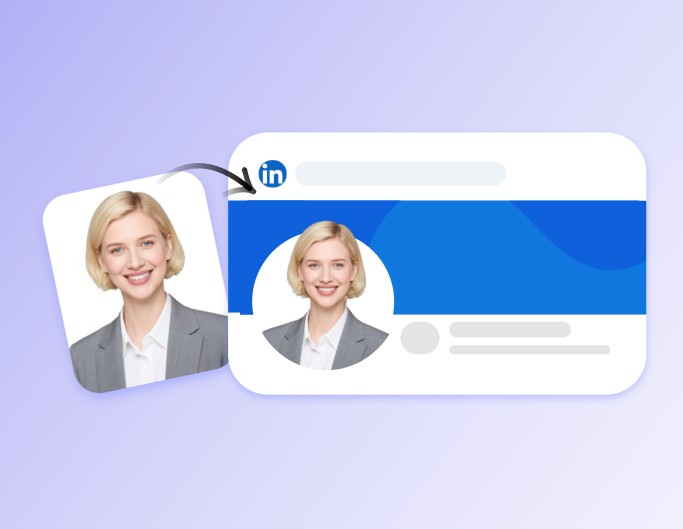 Apply a resume photo on social media