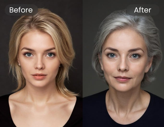 Apply old filter to see what will you look like when you get older