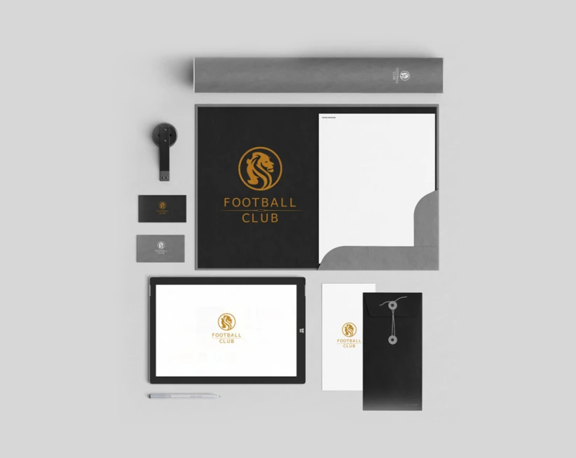 Apply the logo created by fotor logo maker to all your materials