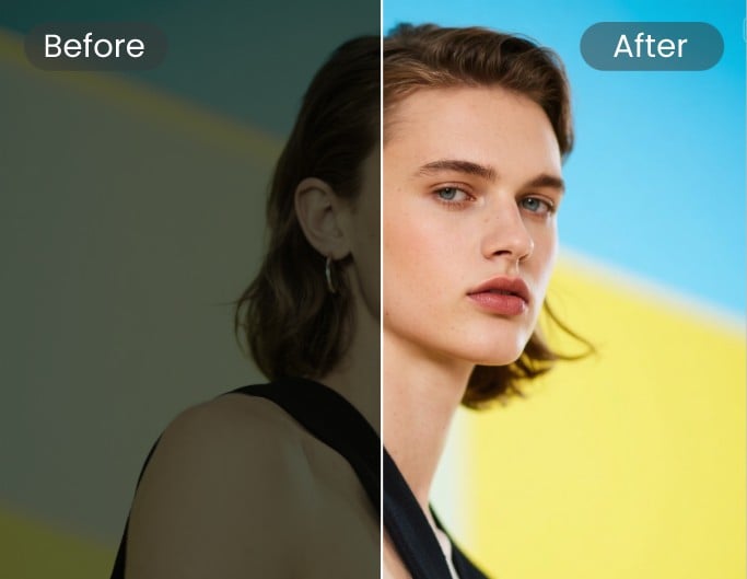 Automatically enhance color and lighting with AI