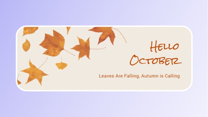 Autumn facebook banner