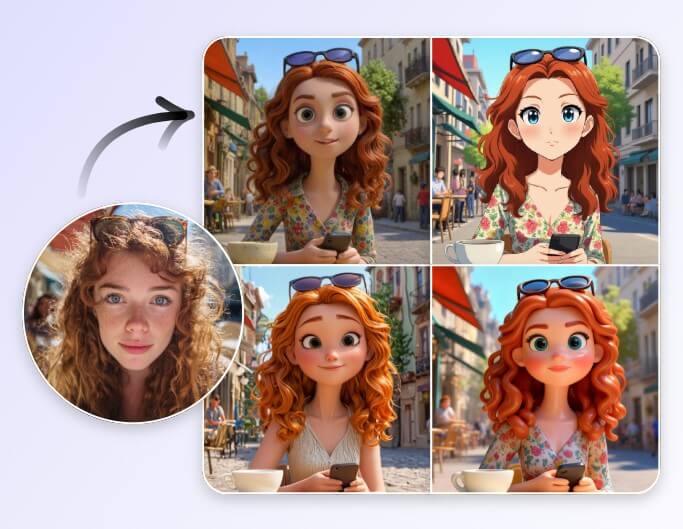 Batch convert photos into different art styles