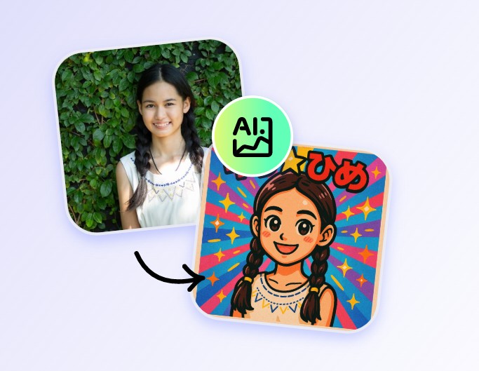 ビックリマン風シールを適用する