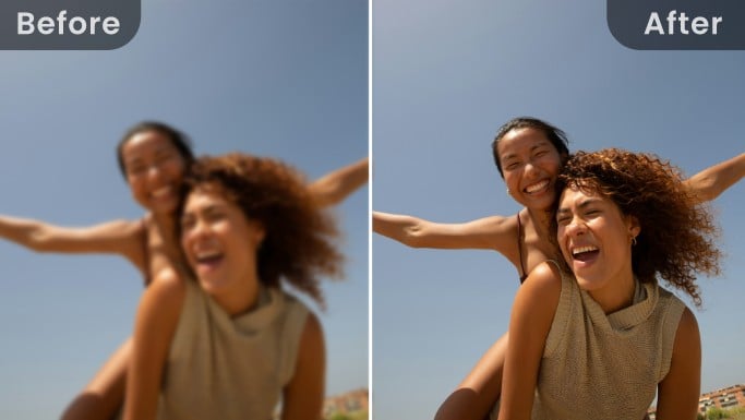 AI画像ぼかし除去