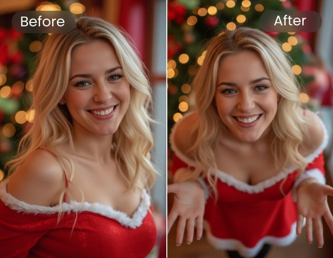 Camera angle shift image