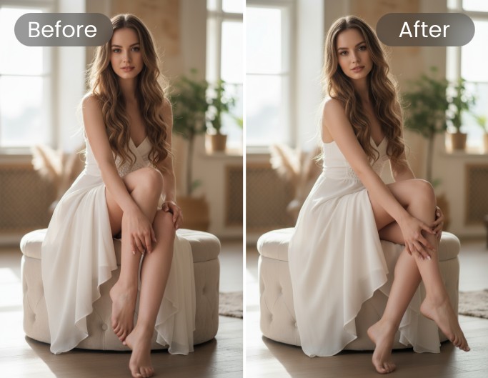 Change feet poses for reference with Ai