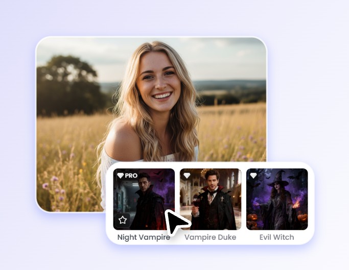 Appliquer un filtre vampire