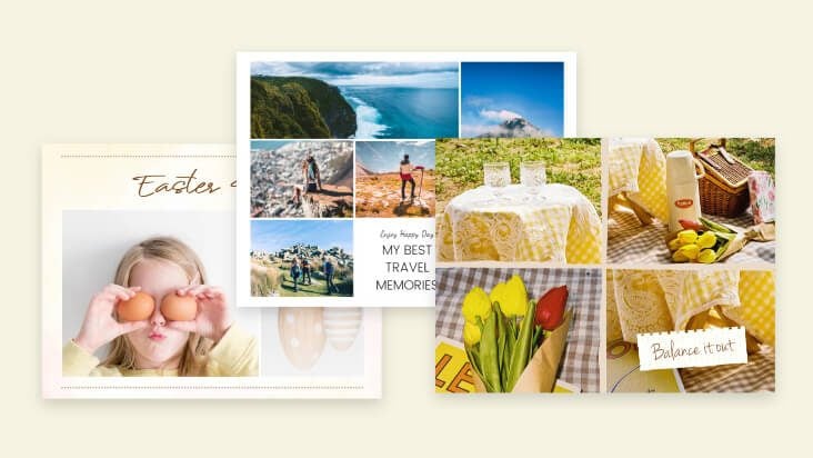 classic photo grids and layouts on fotor's photo grid maker
