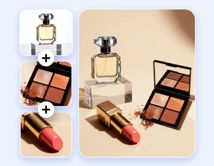 Fusionador de imágenes con IA basado en anotaciones con dos chicas bailando