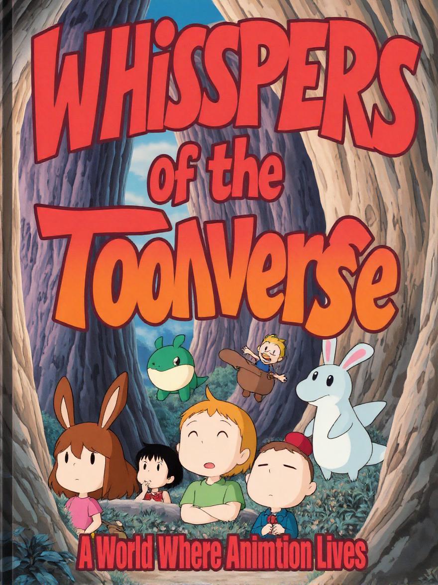 Comic-Buchcover erstellt mit Fotor KI Buchcover-Generator