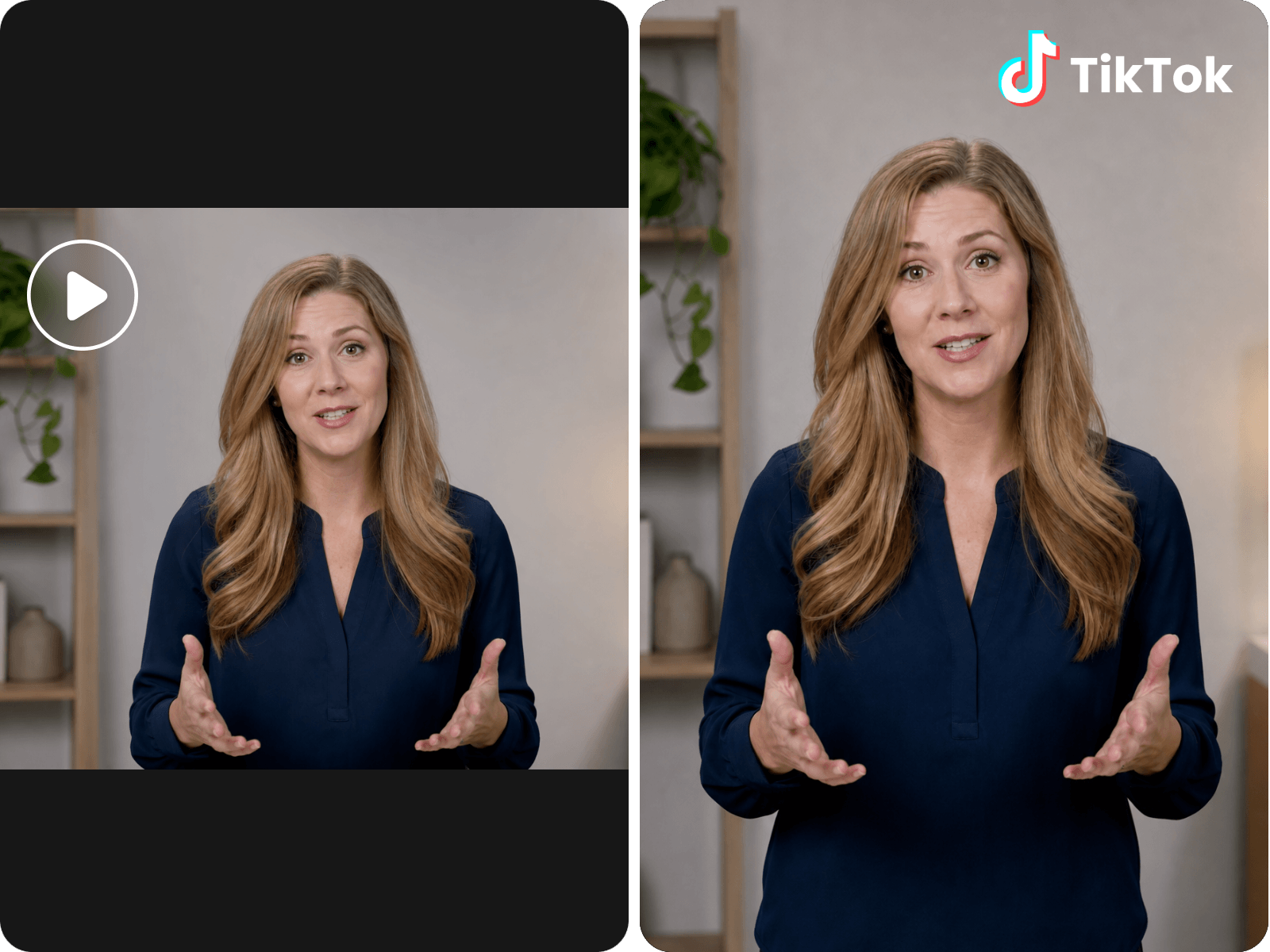 Convert a tutorial video to a tiktok clip
