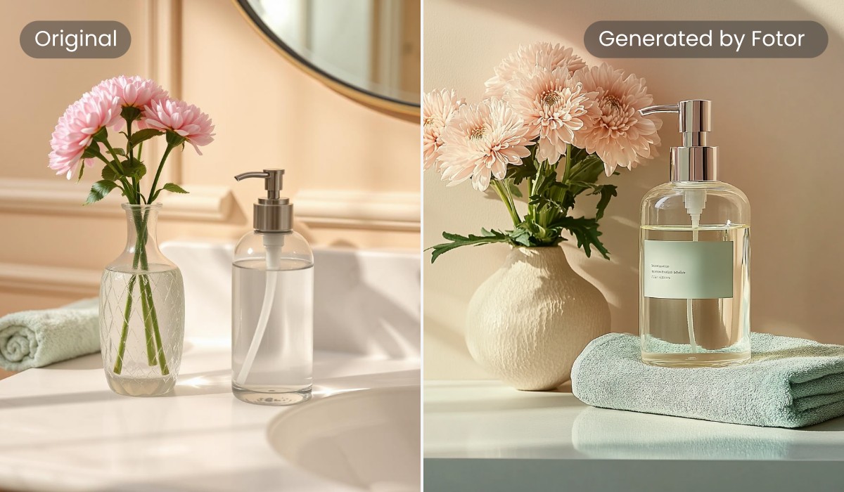 Convert product image to prompt and optimize with AI image generator