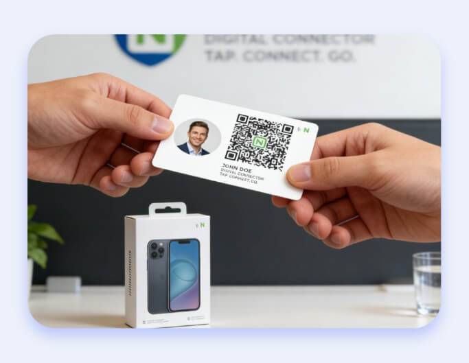 Create an ai business card for products and services