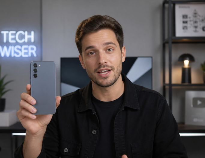 Create an ai spokesperson video for smartphone reviews