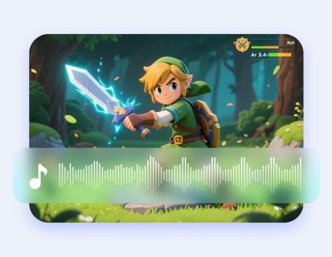 Create game bgm with fotor ai music creator