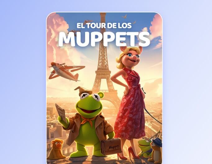 Create muppet characters for making posters