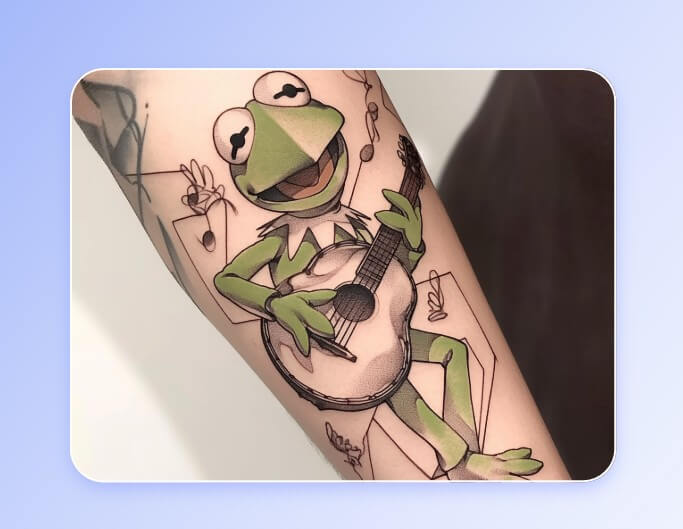 Create tattoos using muppet characters