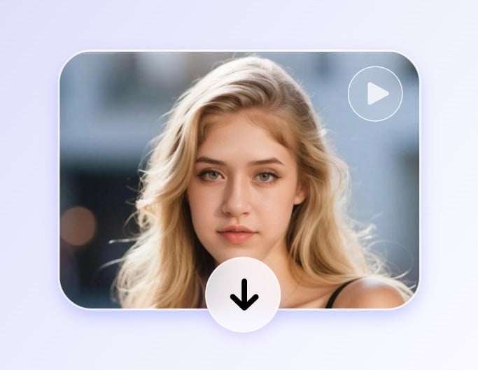 Download a face morph photo of a blonde woman