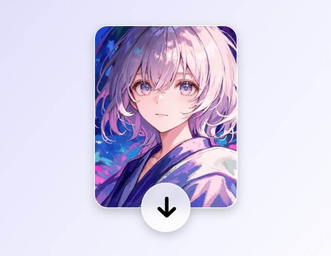 AI로 생성된 애니메이션 이미지 다운로드하기