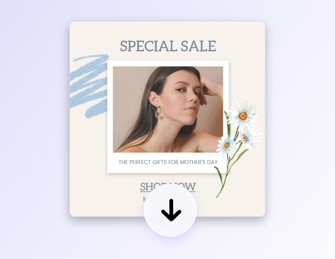 Download the generated AI Instagram post