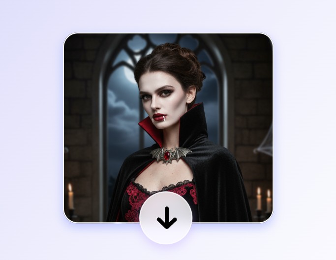 Schritt 3 Halloween-Kostüm-Bild herunterladen und teilen