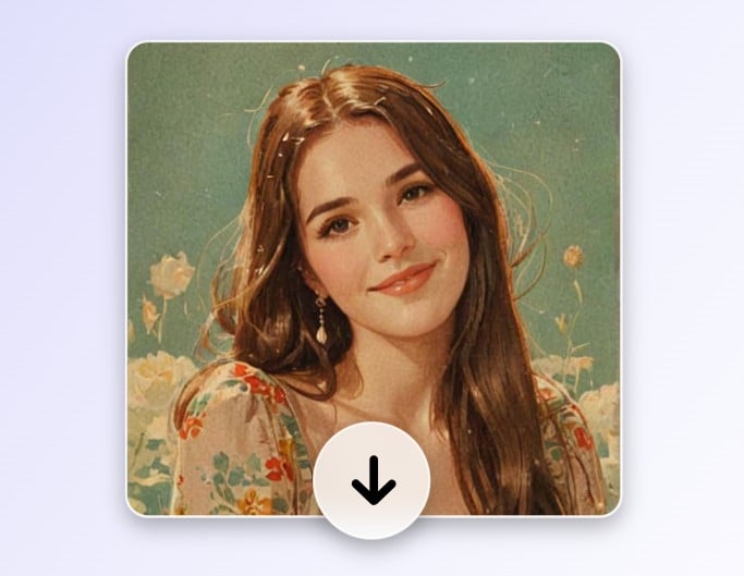 Download the vintage version of a girl photo