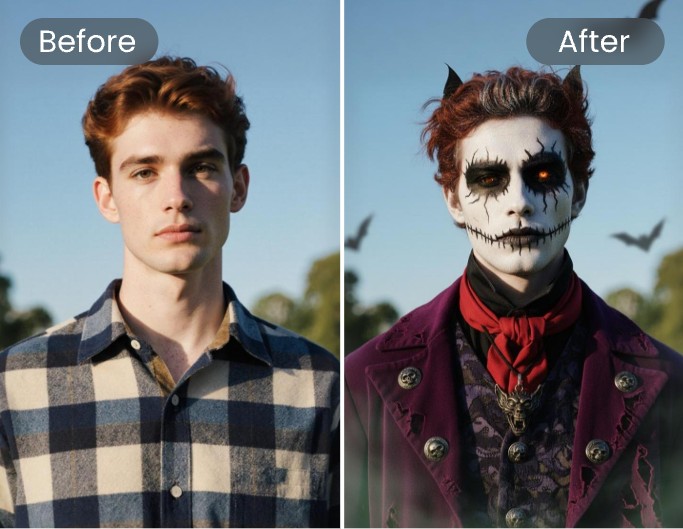 Mit diesem Prompt ein Porträt eines Jungen in einen Herzog verwandeln