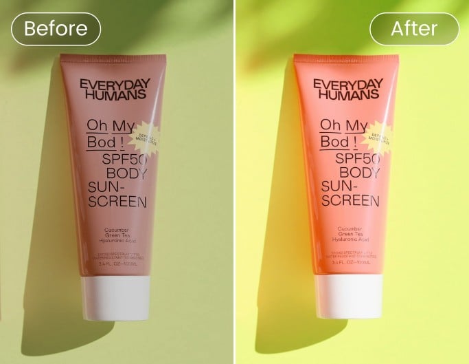 Ecommerce color correction