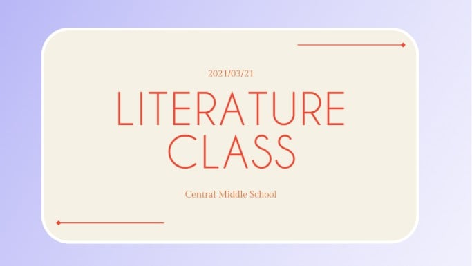 Education presentation