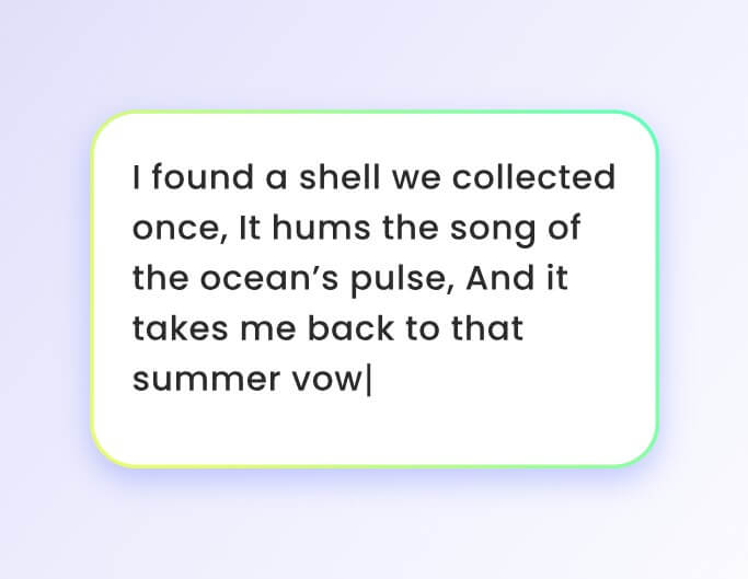Enter lyrics in fotor ai music generator