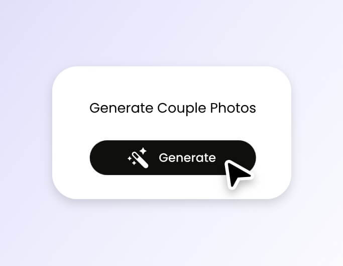 Enter prompt words related to generating ai couple photos in the text box