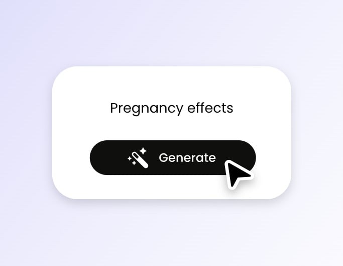 Enter prompt words related to pregnant effect in the text box