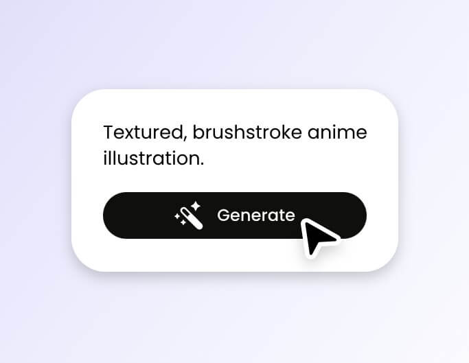 Fotor AI 애니메이션 생성기에 텍스트 프롬프트 입력하기