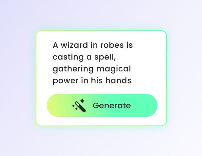 Enter text to generate a sprite image with ai in fotor