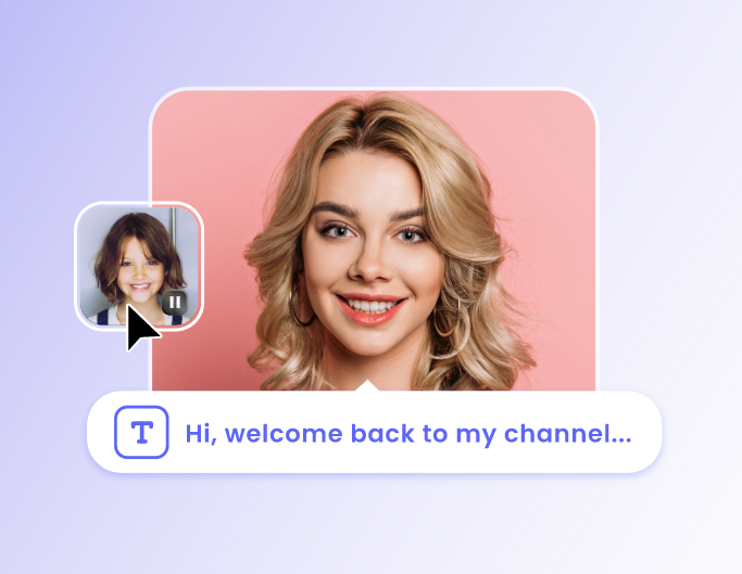 Enter the speech scripts and choose the text to speech audio style in fotors ai talking avatar maker