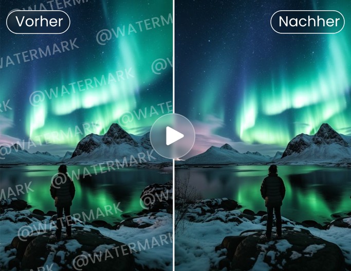 Entferne wasserzeichen aus video mit fotor
