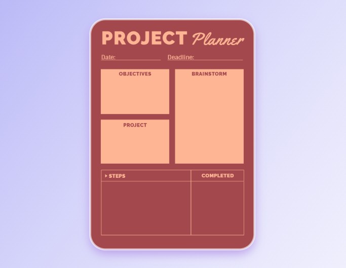 Modèle d'agenda d'événement