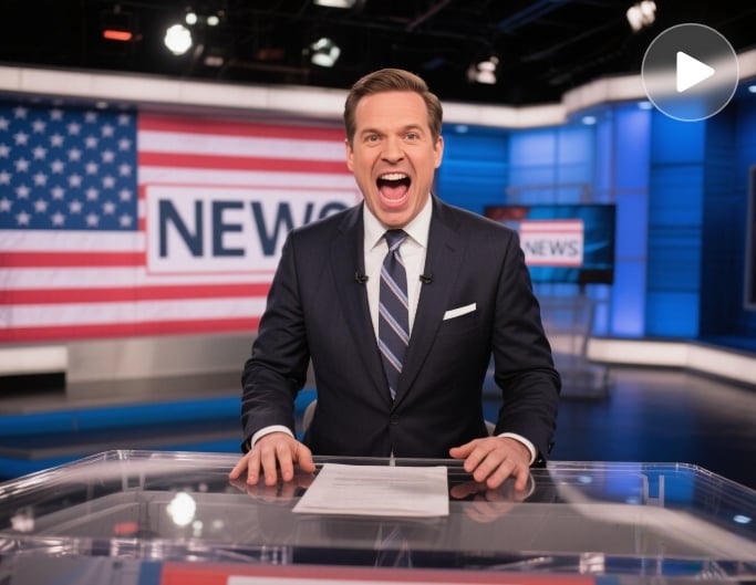 Fake news videos for veo 3