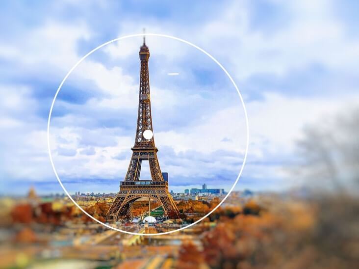 Features featurecard Tilt shift fr