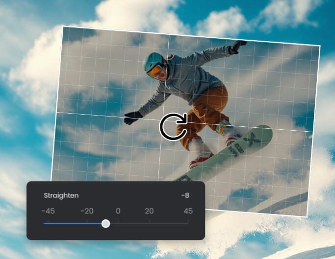 Flip or rotate images by degrees