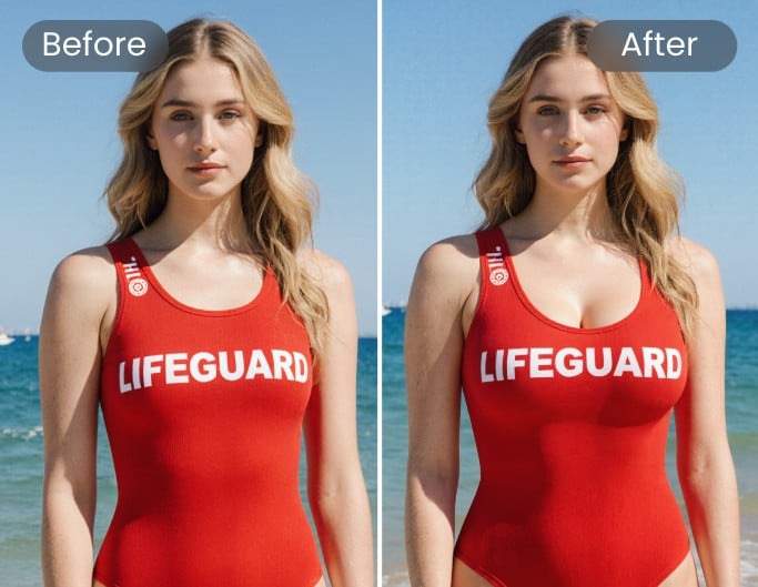 Fotor AI breast expansion lifeguard