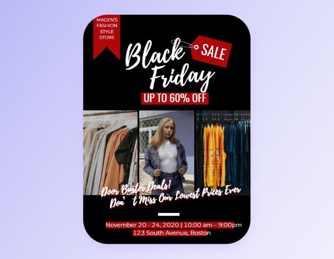 Fotor flyer tmeplate for boutique