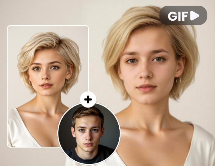 créer gif Face Swap gratuitement avec Fotor