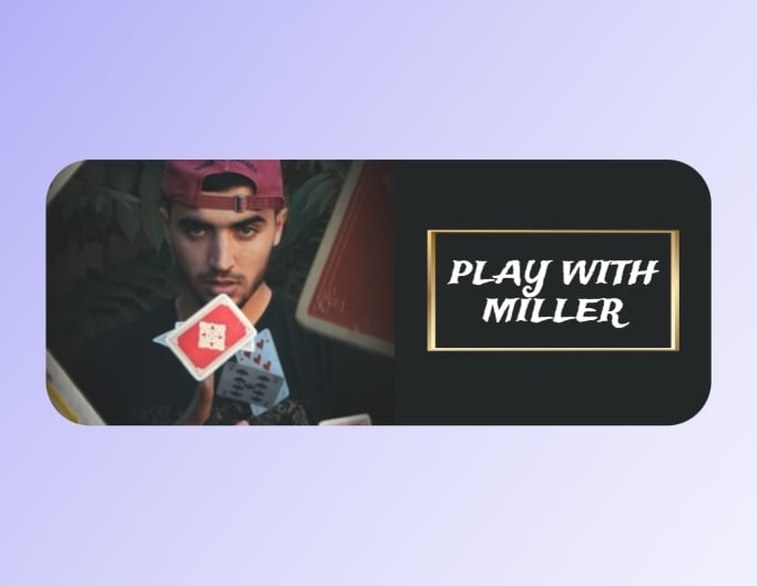 Fotor twitch banner template with a boy in a red cap on the left