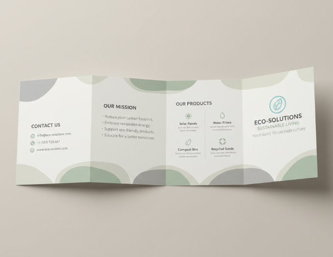 4ページパンフレット