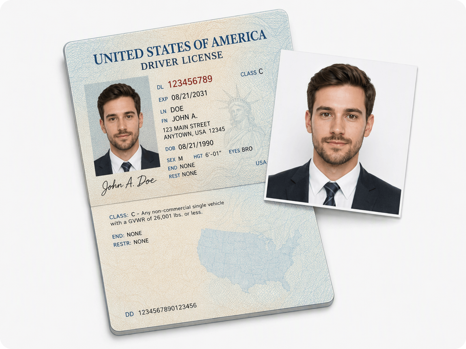 Gavernment driver license photos
