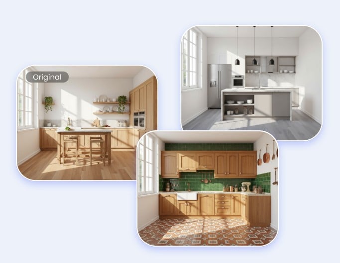 Generate ai kitchen remodel plans from an existing kitchen